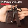 Car Zinc Alloy Flip Key Case Cover Holder For Volkswagen VW Golf 7 For Skoda A5 Fabia A7 Kodiaq Karoq Key Chain