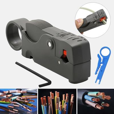 Otomatik Tel Stripper Kablo Kesici Sıyırma Pensesi Çift Bıçaklı Sıyırma Crimper Aracı