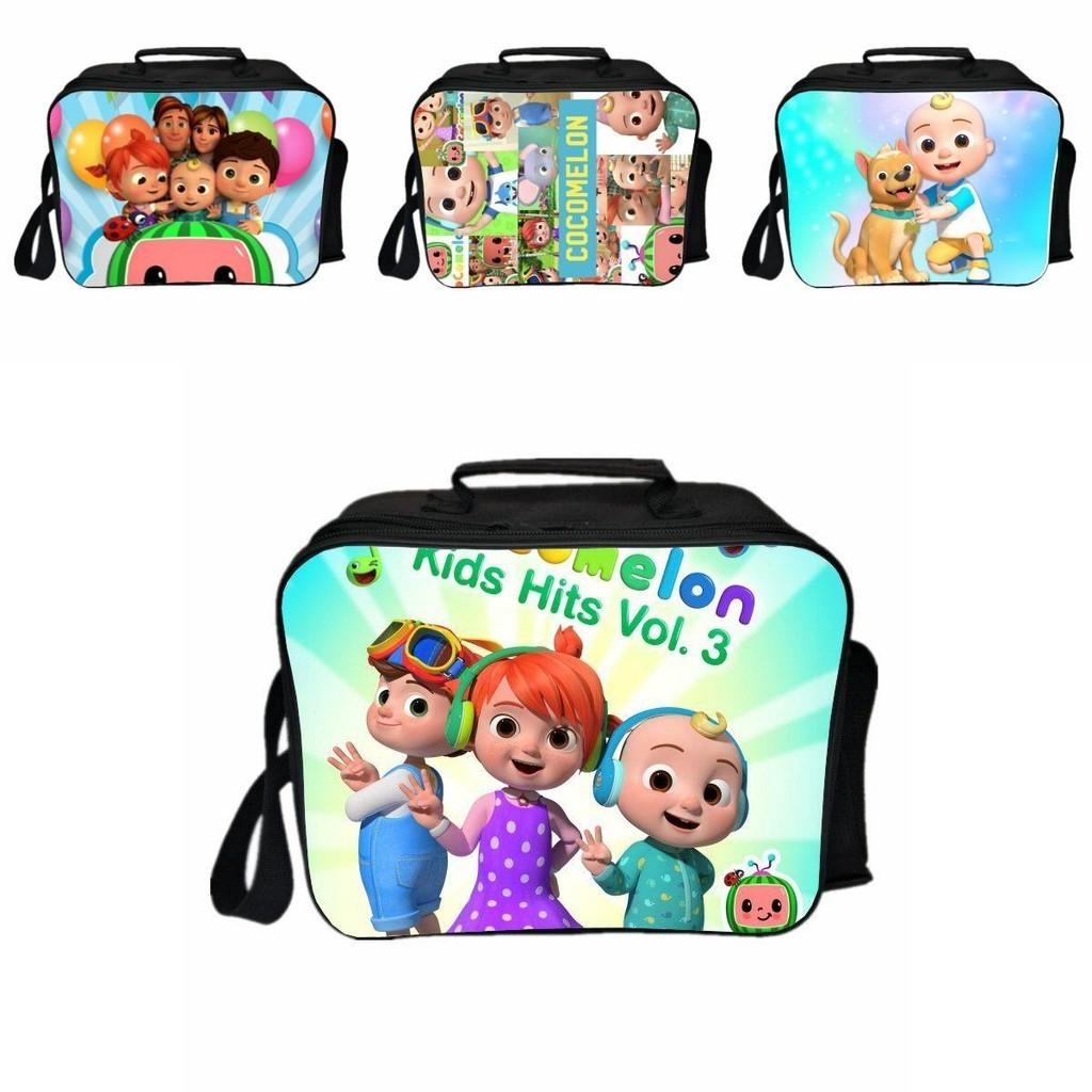 Cocomelon Insulated Lunch Box Bag With Large Capacity For Childrens Outdoor Adventures
