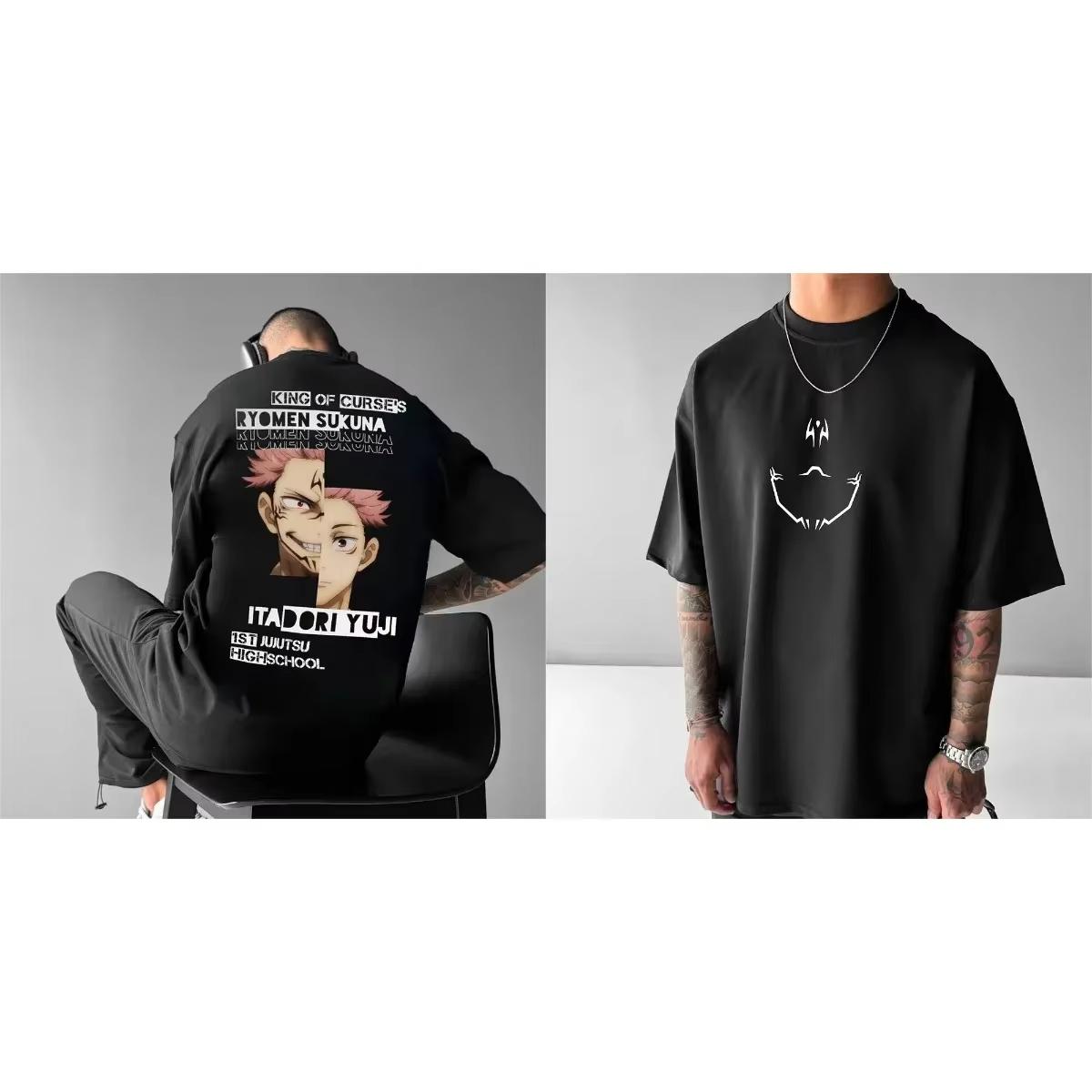 

2026 new Spellcasting Returns A Popular Trend in Magic Yuki Haruwa Shoku Anime Summer cotton printed Tshirt Casual top 4XL