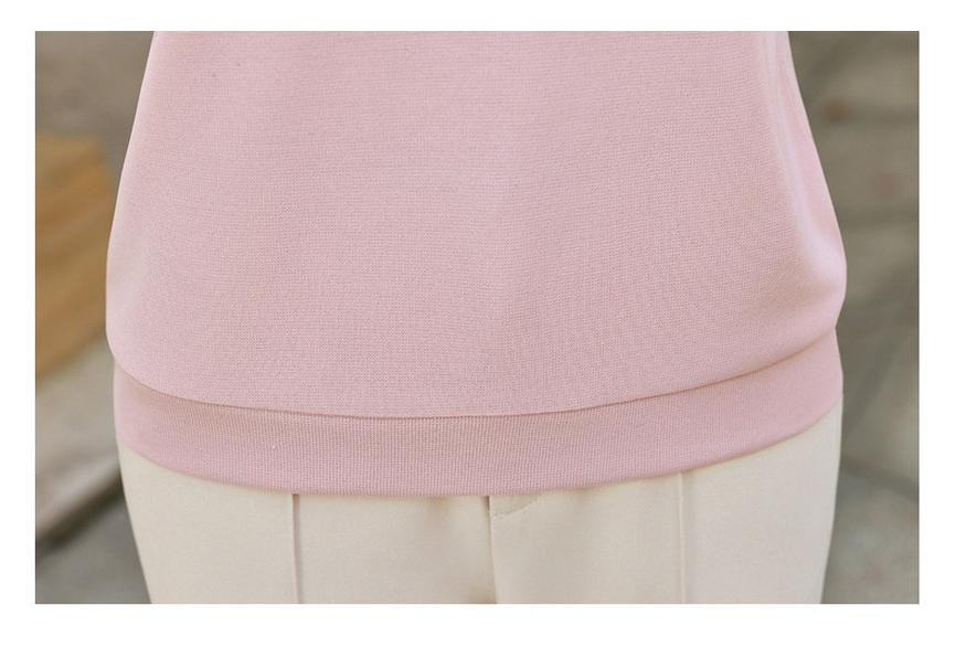 Stylish Autumn Long-Sleeve Base Layer Top for Middle-Aged Women