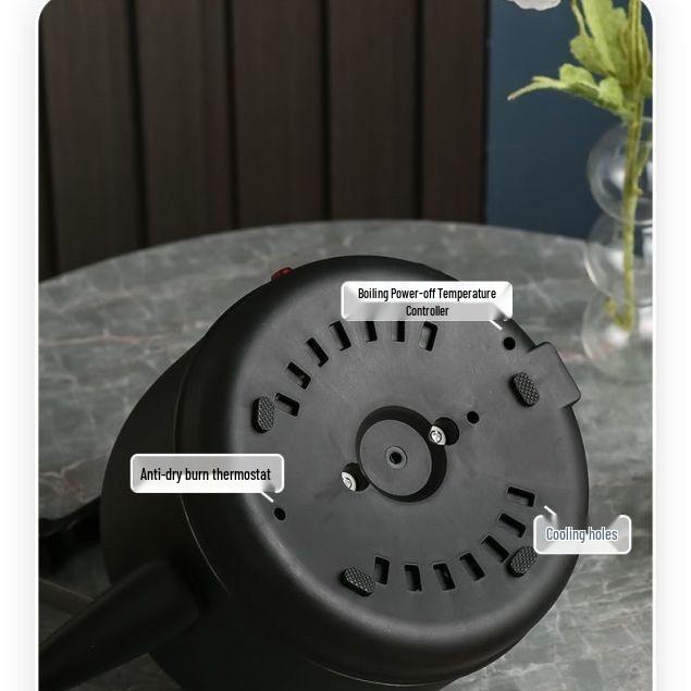 316 Stainless Steel Large Capacity Electric Kettle with Whistling and Heat Preservation, Suitable for Mother and Baby.