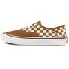 Vans Authentic Dark Brown White Checkerboard Unisex Low Top Sneakers VN0A5HYPAXS