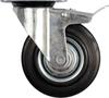 Swivel Caster with Black Rubber and Brake, 75mm 87321 VOREL