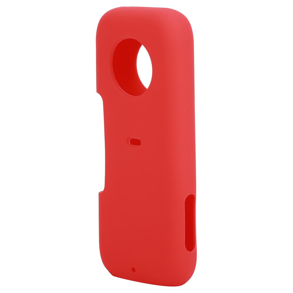 Sports Motion Camera Silicone  ive Case with Lens Cover for NaInsta360 One X