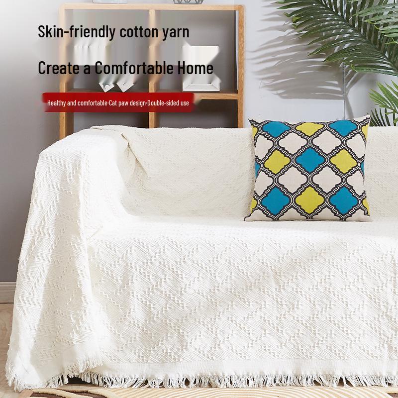 High-End Universal Sofa Slipcover: Stylish, Anti-Scratch, One-Piece Design for All Seasons