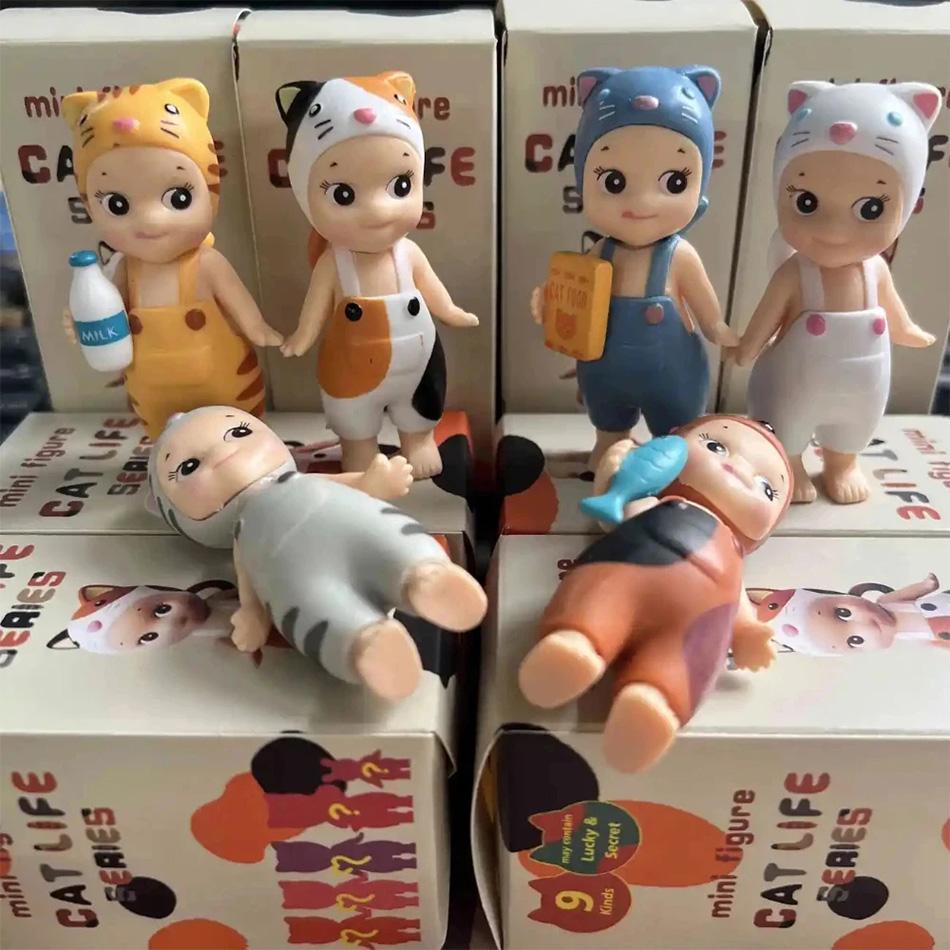 S Angel Hippers Blind Box Cat Life Hippers Angel Series Anime Figures Surprise Box Toys for Kids Figure Limite Toy