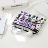 K-POP Themed Makeup Toiletry Organizer Bag Double Sided Idol Characters Travel Home Storage for Cosmetics Skincare Jewelry Gift