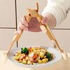 Non-Slip Anti-hot Bowl Plate Clips Whale Shape Hot Bowl Gripper  for Dish Plate Steamer