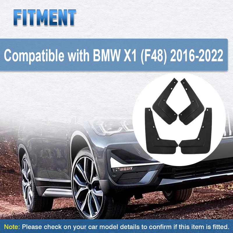 Für BMW X1 F48 2016- Schmutzfänger Kotflügel Schmutzfänger Schwarz Spritzschutz Schmutzfänger PP Radkotflügel Zubehör