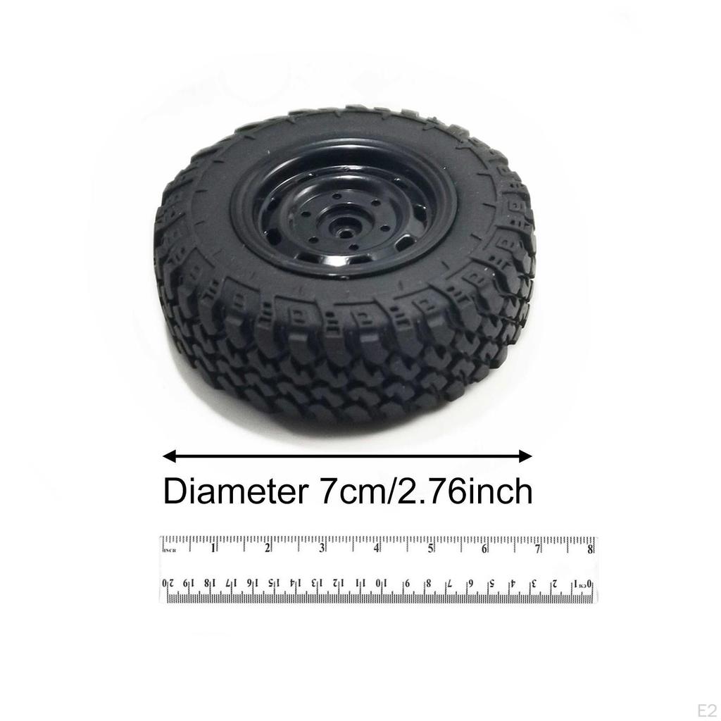 4Pcs 1/12 RC Car Wheel Tires Accessory High Performance Assembly Replace Upgrade Parts for MN82