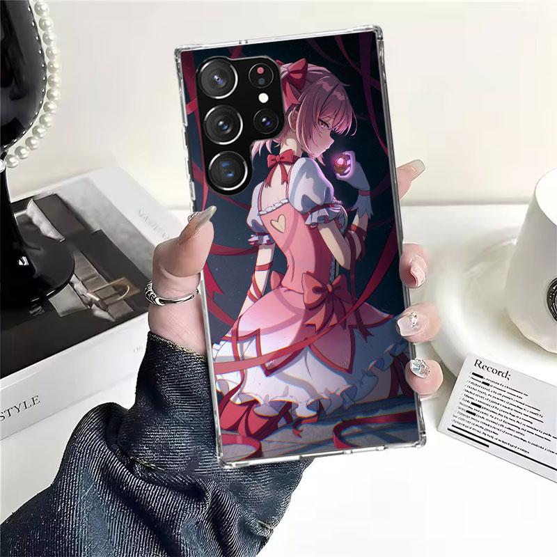 Madoka Magica Anime Soft Phone Case For Samsung Galaxy S22 S23 S24 S25 Edge S26 Ultra S20 FE S21 Plus + Fundas Coque Galaxy S20
