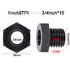 High Wear Resistance Chuck Adapter Adapter Colour Black High Rigidity Outer Inch TPI Quantity PC Specifications