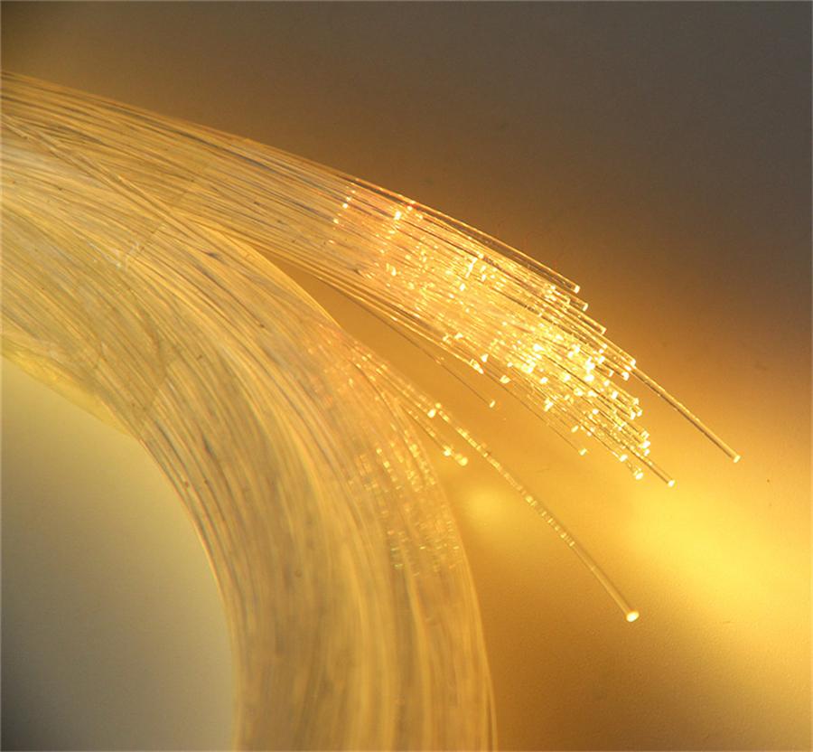 100 Pcs 0.75mmx3M End Glow Plastic Fiber Optic Cable Auto Car Ceiling Star Light