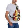 DADABULIU Floral and Cherry Blossom Pattern Crossbody Shoulder Bag for Men and Large Perfect for and School Japanese-style Women, Capacity,