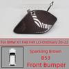 Front Bumper Towing Hook Cover For BMW X1 F48 F49 LCI 2019-2022 Tow Hauling Eye Trailer Cap Housing Shell Painted Car Accessorie