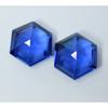 NATURAL Blue Tanzanite 18.65 Ct Fancy Cut   Loose Gemstone Pair