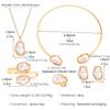 5pcs/set Punk Style Pearl Necklace Set Imitation Pearl Choker Necklace Set  Women Jewelry