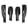 A Set Of Black Roof Rack Cover Rail End Shell Cover Replacement Plastic For Toyota For RAV4 XA20 2001 2002 2003 2004 2005