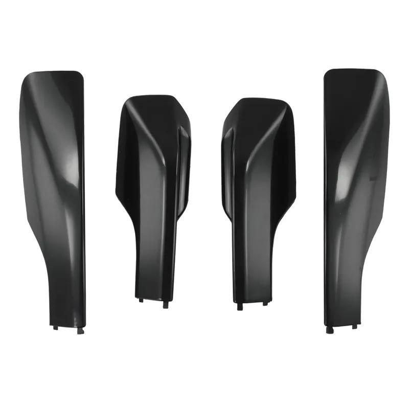 A Set Of Black Roof Rack Cover Rail End Shell Cover Replacement Plastic For Toyota For RAV4 XA20 2001 2002 2003 2004 2005