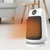 Electric Fan Heater Remote Control Ceramic Heater 1500W with Timer 90° Oscillation Heater Fan 3 Levels Adjustable Wind