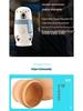 5-Layer Wooden Russian Nesting Dolls: White Big Bear Design for Children's Home Decor and Gifts
