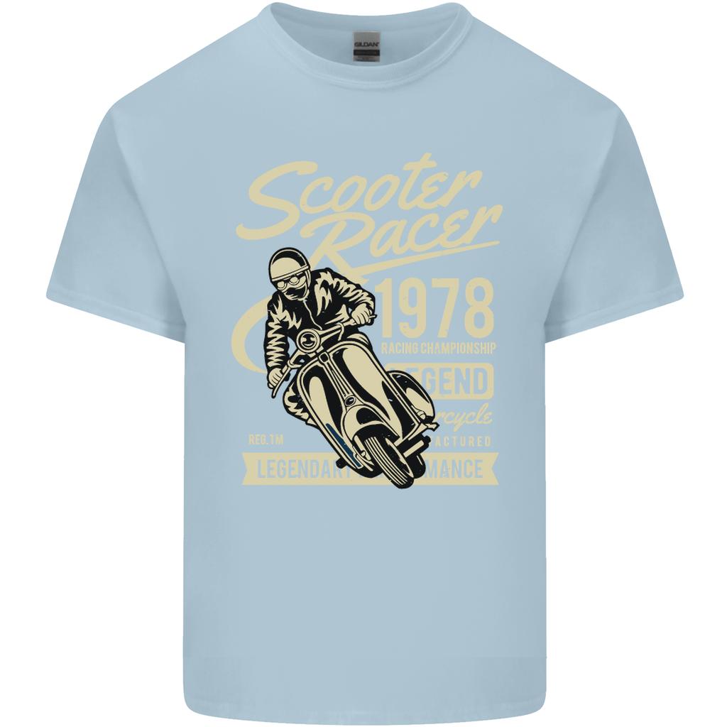 Scooter Racer Legend 1978 Motorbike Unisexs Light Cotton TShirt