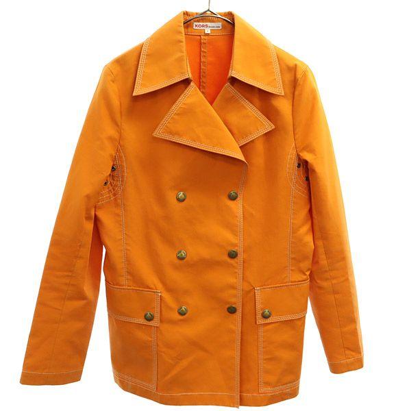 

Michael Kors cotton double Jacket 4 Orange Women Used