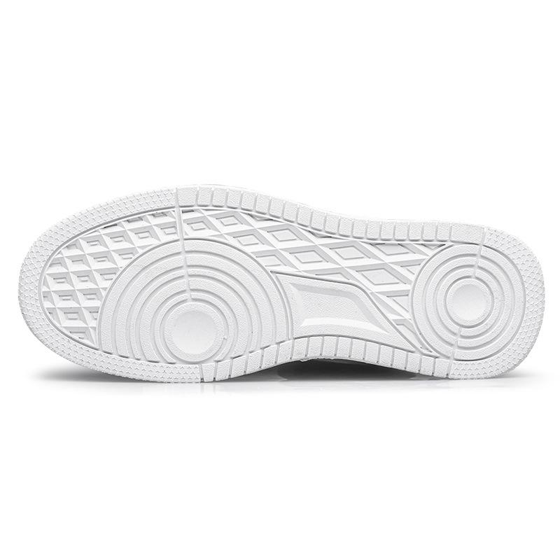 New Style Men Casual Shoes With Hidden Insole Height Increase 6/8/10CM Men Made of Cowhide Trendy Fashionable White Canvas Shoes