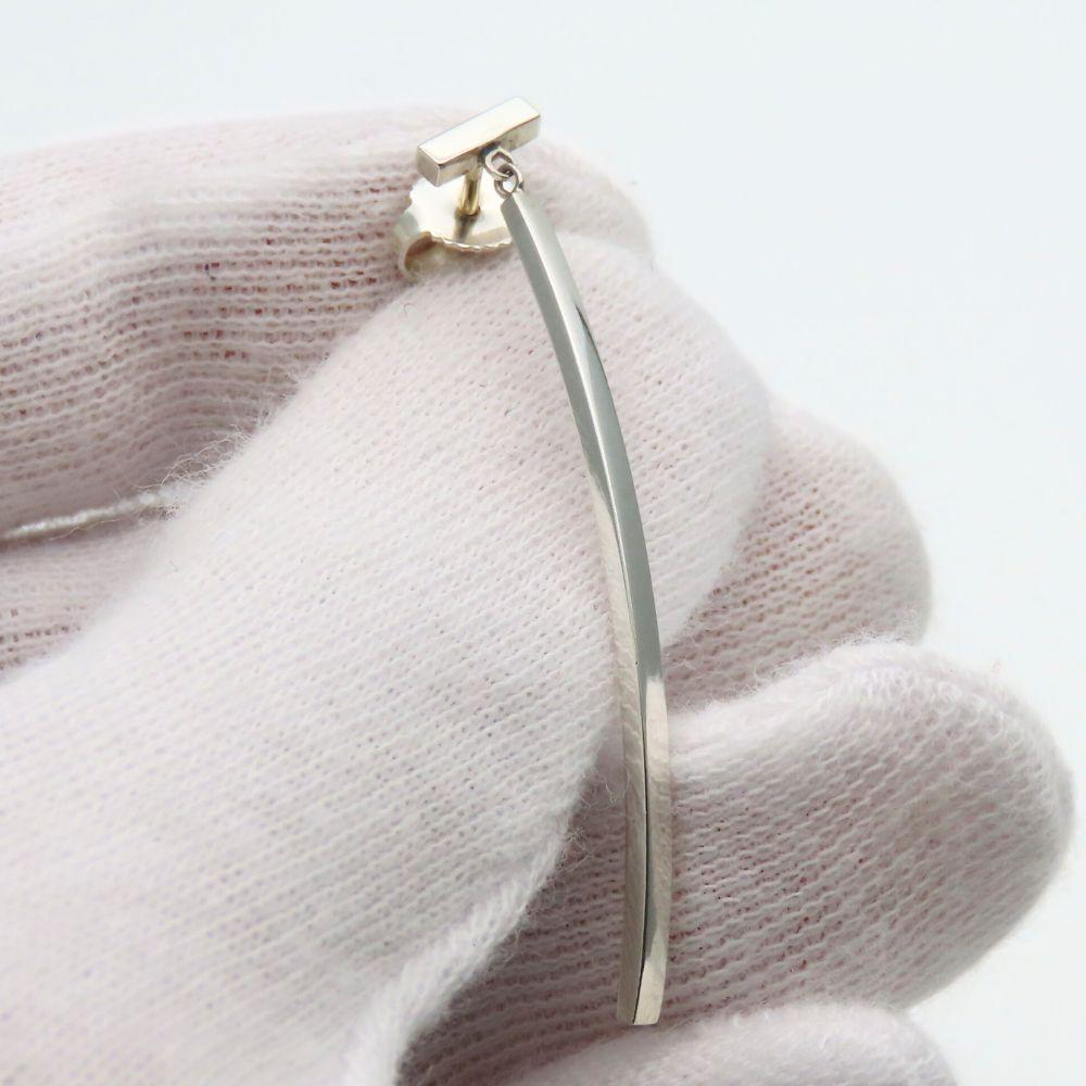 Used TIFFANY&Co. Pierce T Wire Bar Silver925 2.8g Silver Swing
