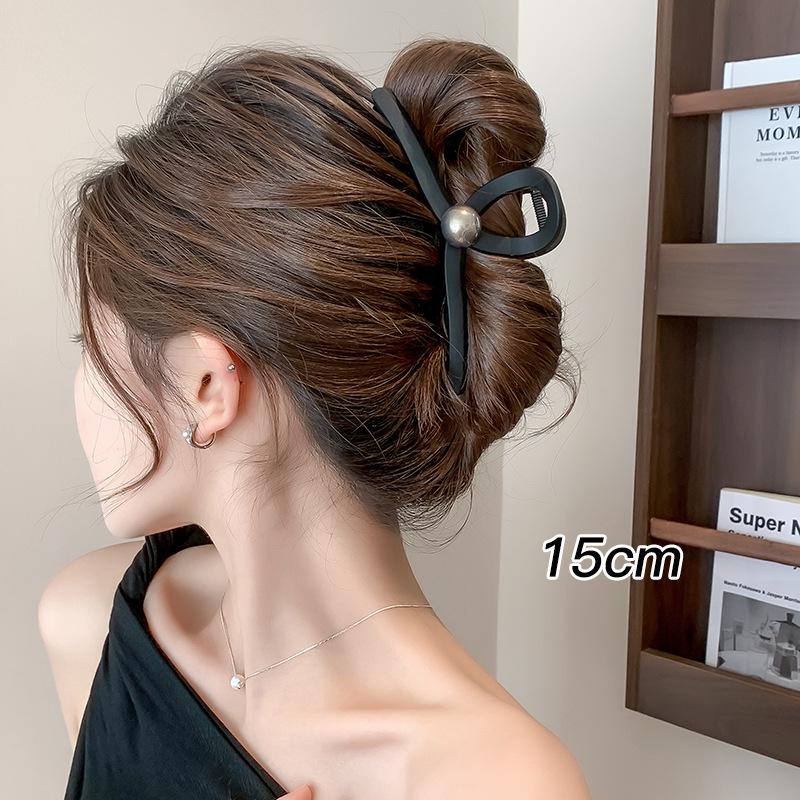 2025 Elegant Large Hair Clip for Women - Chic Shark Design for Thick Hair
