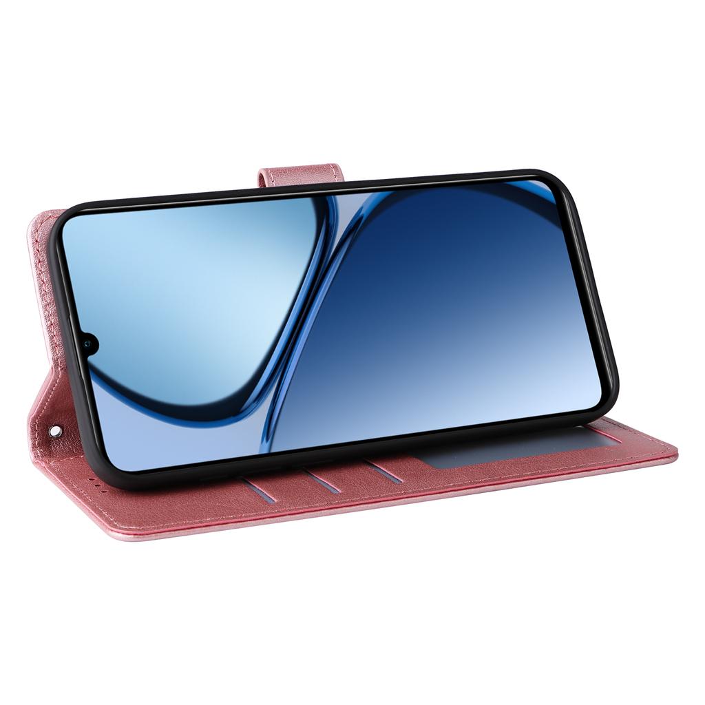 Wallet Phone Case for Realme Note 60/Note 60x 4G/ C61 4G/C61 (India) 4G/C63 4G/Narzo N63 4G PU Leather Cover