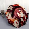 Anime Character, Cute Cat Automatic Opening and Closing, 8 Rib Structure Portable Umbrella, Suitable for Men and Women In All Seasons  Perfe