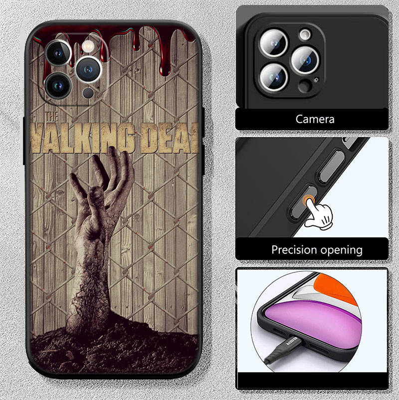 JO55 la serie the walking dead Custodia per Telefono per iPhone 7 8 11 12 13 14 15 16 16E XS Pro Max XR X SE Samsung S20 S21 S22 S23 S24 FE Ultra Plus Lite S21S A55
