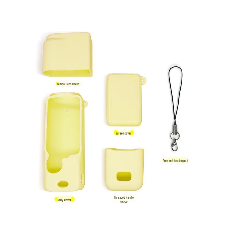 Silikonowe etui i osłona obiektywu DJI OSMO Pocket 3: Akcesorium ochronne pyłoszczelne i odporne na upadki