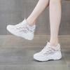 Casual women's shoes breathable mesh dad shoes autumn new lightweight thick-soled small height-increasing sneakers