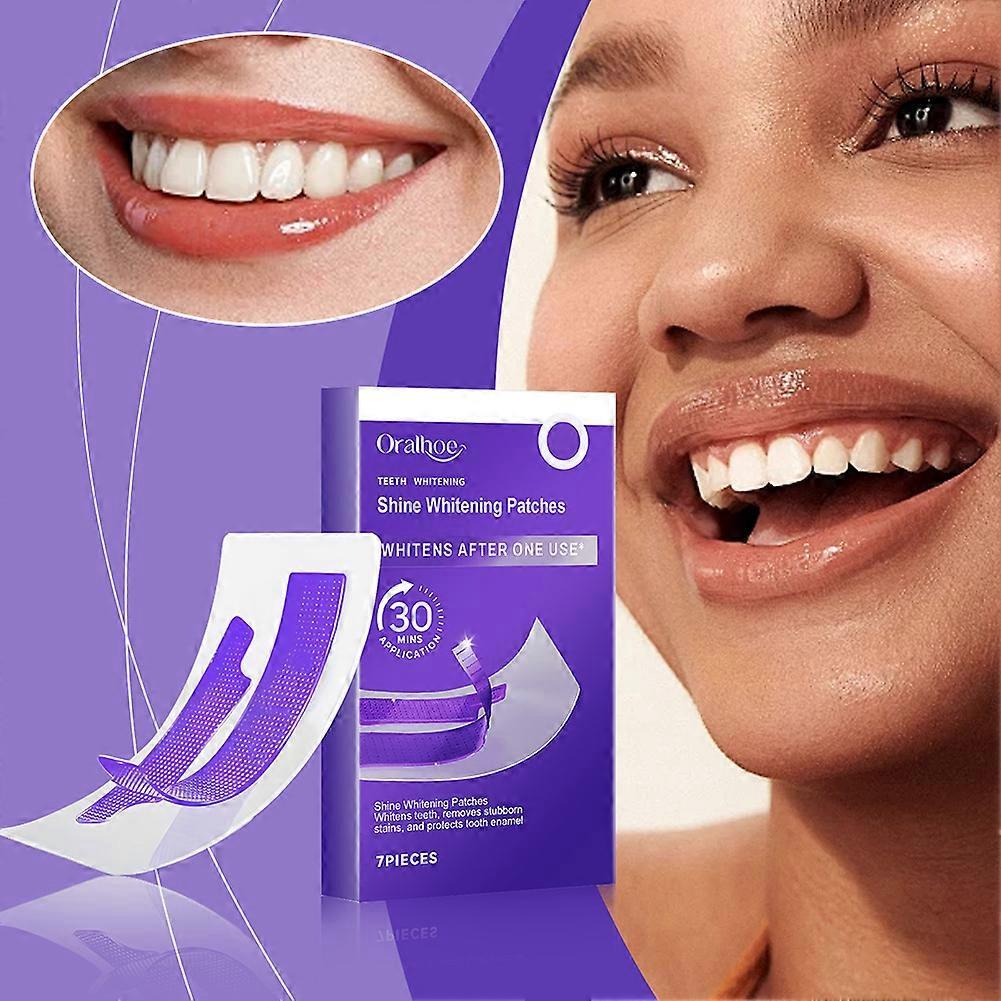 Shine Teeth Whitening Strips Mild & Natural Teeth Care Product for Enamel Safe Stain Removal - Perfect for Daily Use