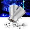 Y Splitter Shape PC Water Cooling Fitting 3 Way Liquid Cooling Fitting  Custom Loop Systems