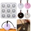 WTEMPO Creative DIY Silicone Molds Round Shaped Wind Chime Pendant Bracelet Jewelry Handicrafts Making Molds Holiday Special Gifts