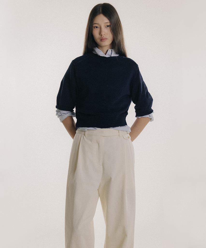 Beullaengkeulumumeon Gurkha Pants_Ecru