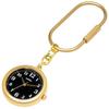 Fieldwork Analog Pocket Watch for Women, with Carabiner, Stylish and Cute, White ST309-5 BK