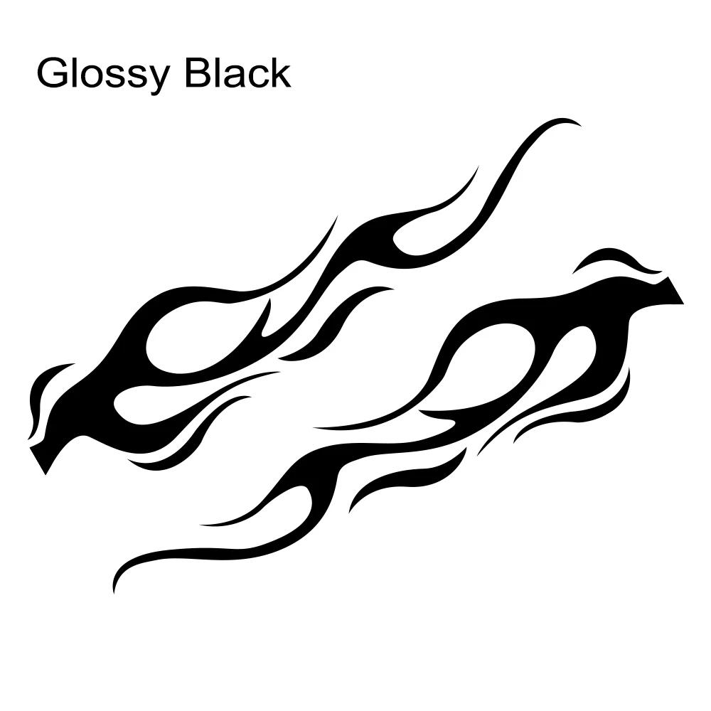 

2PCS Creative Flame Car Stickers Scratch Resistant Vinyl Decals Car Body Van Truck SUV Auto Styling Decoration Decal Accessories