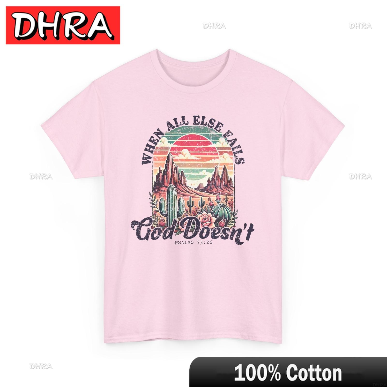 Saved By Grace TShirt When All Else Fails God Doesnt Tee Bible Quote Shirt Comfy Edgy Clothing Cool Vibrant Bold Tees TShirt S