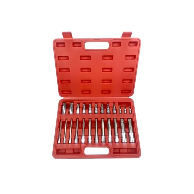 

VCT Long spline & short spline bit socket 24 piece set S2 steel XZN triple square