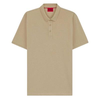Hugo Mens Logo Pique Polo Shirt