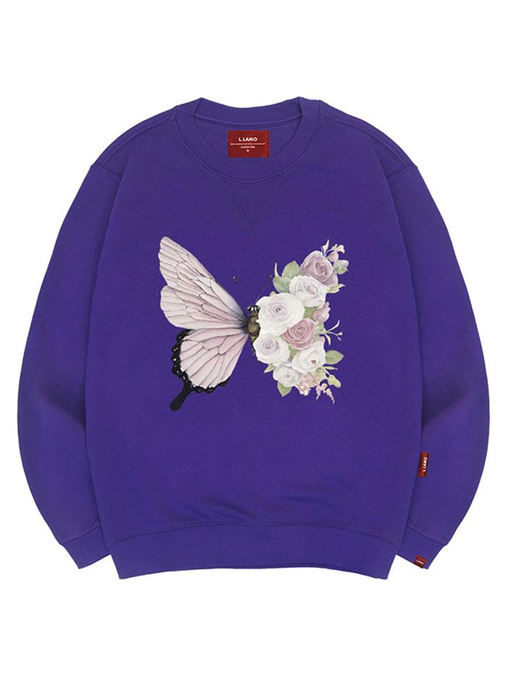 Ellamo Rosefly Sweatshirt Unisex Big Size S~4Xl (Type B)