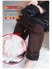 2025 New Style High Waist Slimming Winter Down Pants for Women: Thickened, Straight Leg, Warm Pants for Middle-Aged and Elderly