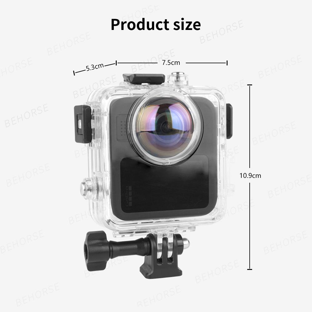 

Водонепроницаемый кейс для Gopro MAX 2 Подводный 50M Невидимый защитный корпус для дайвинга Водонепроницаемая крышка корпуса для камеры Gopro MAX 2 Аксессуары