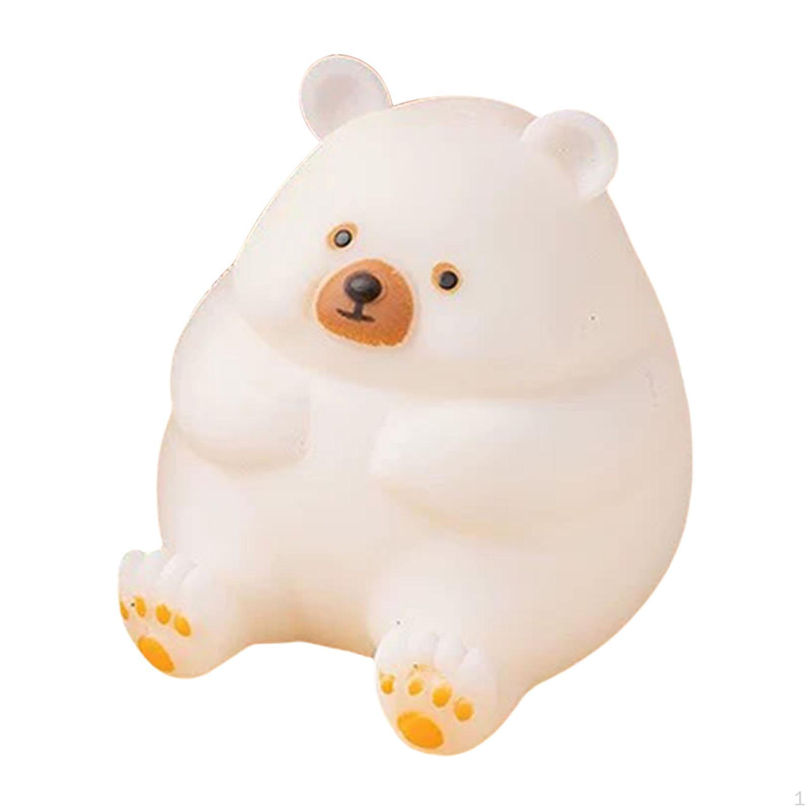 

Мультфильм Медленная Расслабляющая Игрушка Новинка Сжимание для Взрослых Наполнитель Мешка Для Хорошего Коричневый белый