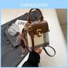 Retro Fashion Female Handbag 2023 New Autumn Winter Plaid Bag High-end Atmosphere Shoulder Bag